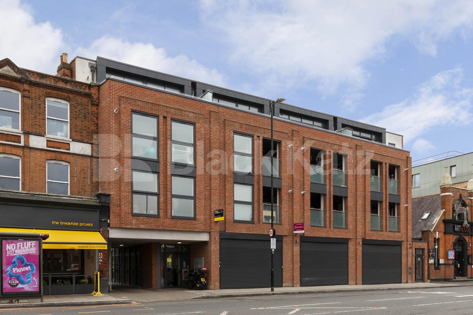 832 square foot two bedroom two bathroom with a private balcony Tottenham Lane, Crouch End